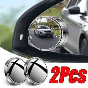 2 Pcs Car Round Mirror