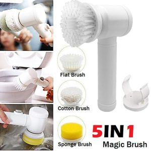 Handheld Electric Cleaning Brush Scrubber (5 In 1 Electric Brush)
