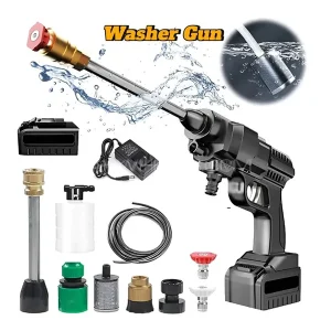 Car wash spray gun high pressure 48V + Free Vacuum Car Cleaner
