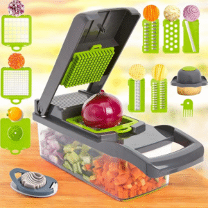 12 In 1 Multifunctional Vegetable Slicer Cutter Shredders Slicer With Basket Fruit Potato Chopper Carrot Grater