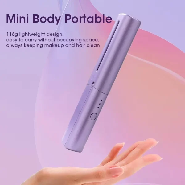 2-in-1 Hair Styling Brush, Straightener, Curler Comb Random Color - Image 4