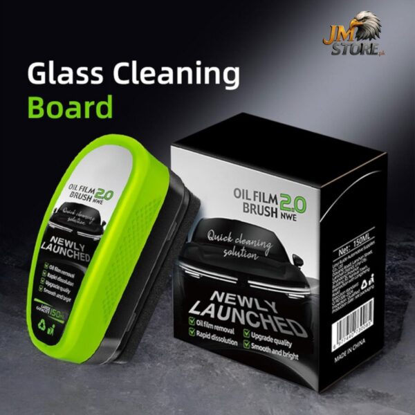 Oil Film Brush 2.0 – Clear Vision Windshield Cleaner (🌧️ Rain-Repelling Coating Inside!)