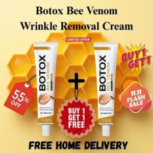 🐝 Whitening & Moisturizing Botox Bee Venom Facial Cream – 100g ʙᴜʏ 1 ɢᴇᴛ 1ꜰʀᴇᴇ